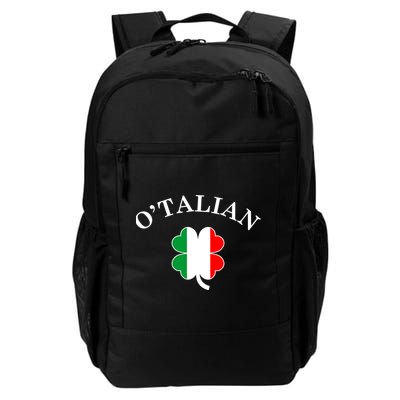 O'Talian Italian Irish Shamrock St. Patrick's Day Backpack