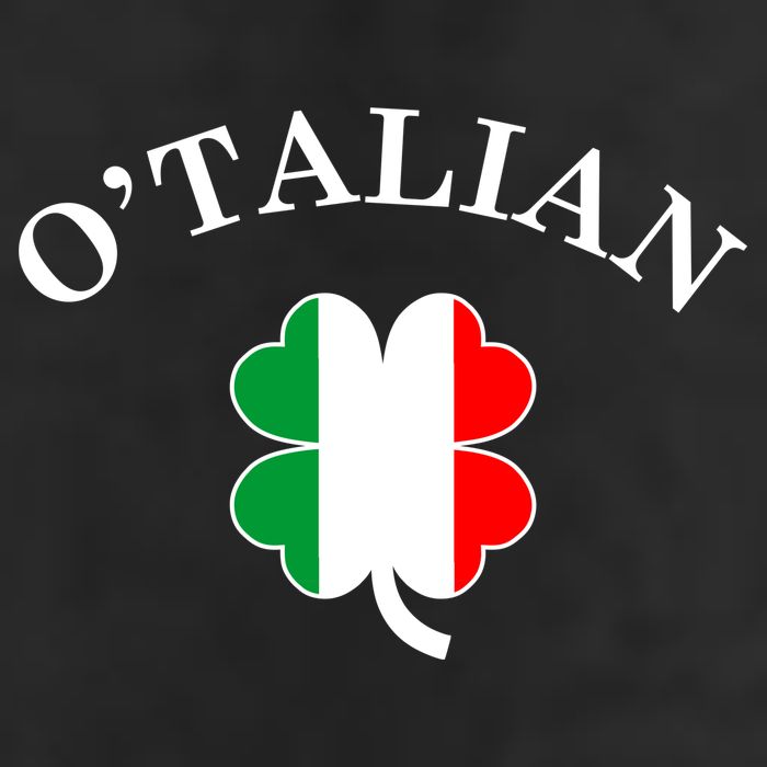 O'Talian Italian Irish Shamrock St. Patrick's Day Adult Drive Performance Visor