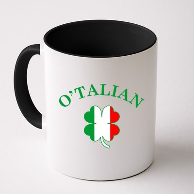 O'Talian Italian Irish Shamrock St. Patrick's Day Mug