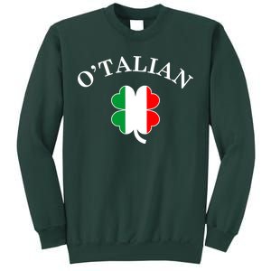 O'Talian Italian Irish Shamrock St. Patrick's Day Sweatshirt