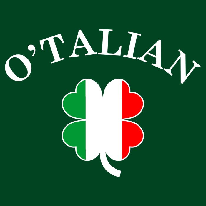 O'Talian Italian Irish Shamrock St. Patrick's Day Premium T-Shirt