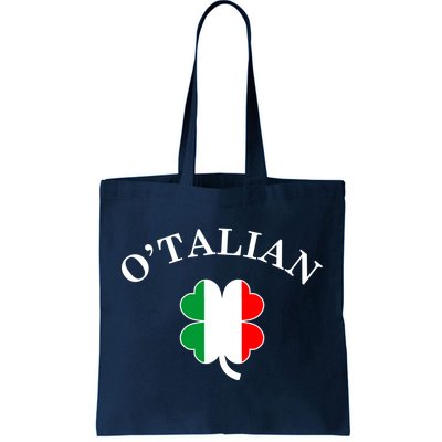 O'Talian Italian Irish Shamrock St. Patrick's Day Tote Bag