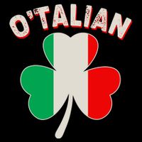 O'Talian St Patrick's Day Italian Shamrock Flag 16 in Basic Backpack