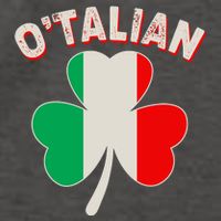 O'Talian St Patrick's Day Italian Shamrock Flag Vector Backpack