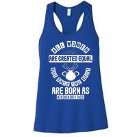 Only The Best Are Born As Aquarius Astrology Funny Gift Women's Racerback Tank