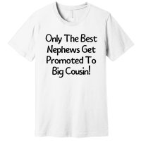 Only The Best Nephews Get Promoted To Big Cousin Premium T-Shirt