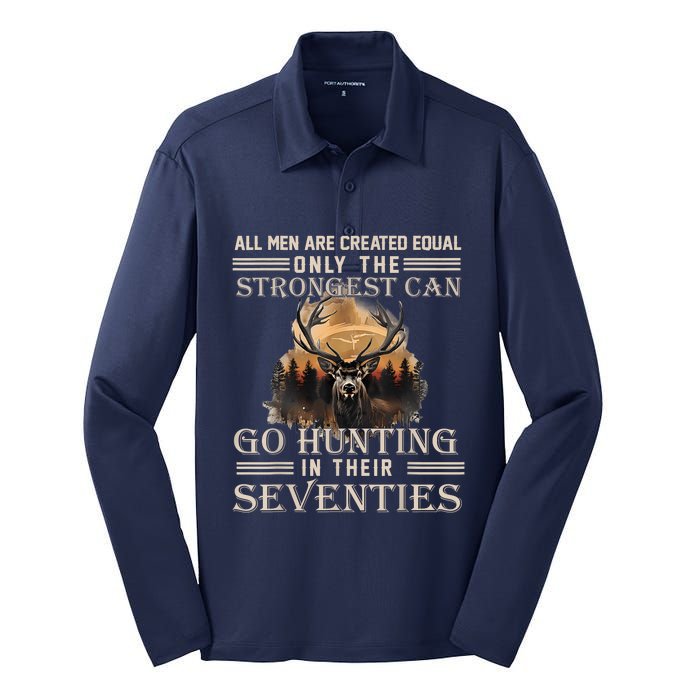 Only The Best Can Still Go Hunting In Their Seventies Silk Touch Performance Long Sleeve Polo