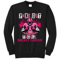 Out Tackle Breast Cancer Awareness Usa Football Mom Sweatshirt