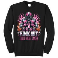 Out Tackle Breast Cancer Awareness American Football Sweatshirt