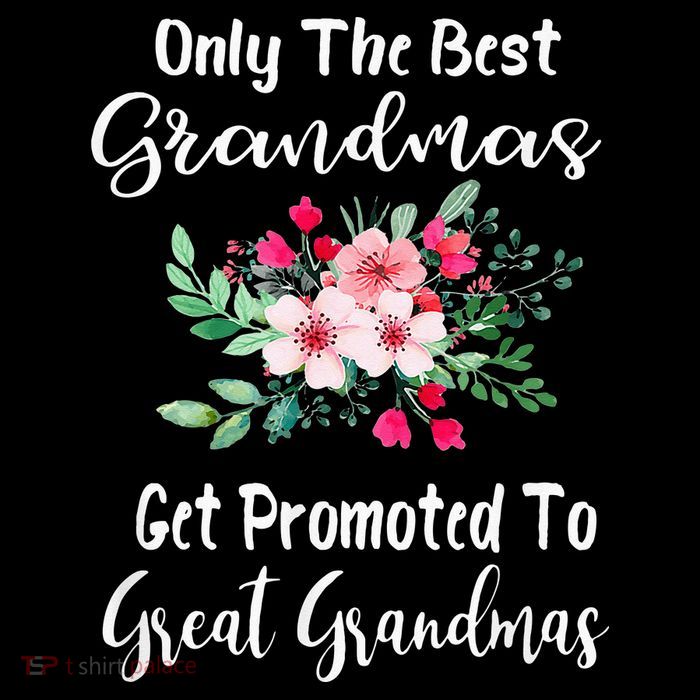 Only The Best Grandmas Get Promoted To Great Grandma Premium T-Shirt