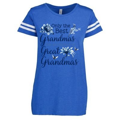 Only The Best Grandmas Get Promoted To Great Grandmas Gift Enza Ladies Jersey Football T-Shirt