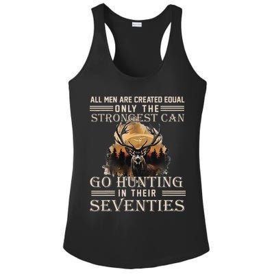 Only The Best Can Still Go Hunting In Their Seventies Gift Ladies PosiCharge Competitor Racerback Tank