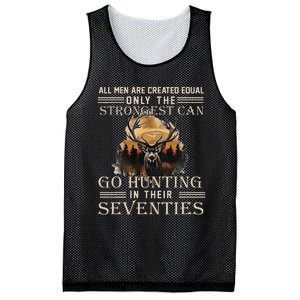 Only The Best Can Still Go Hunting In Their Seventies Gift Mesh Reversible Basketball Jersey Tank