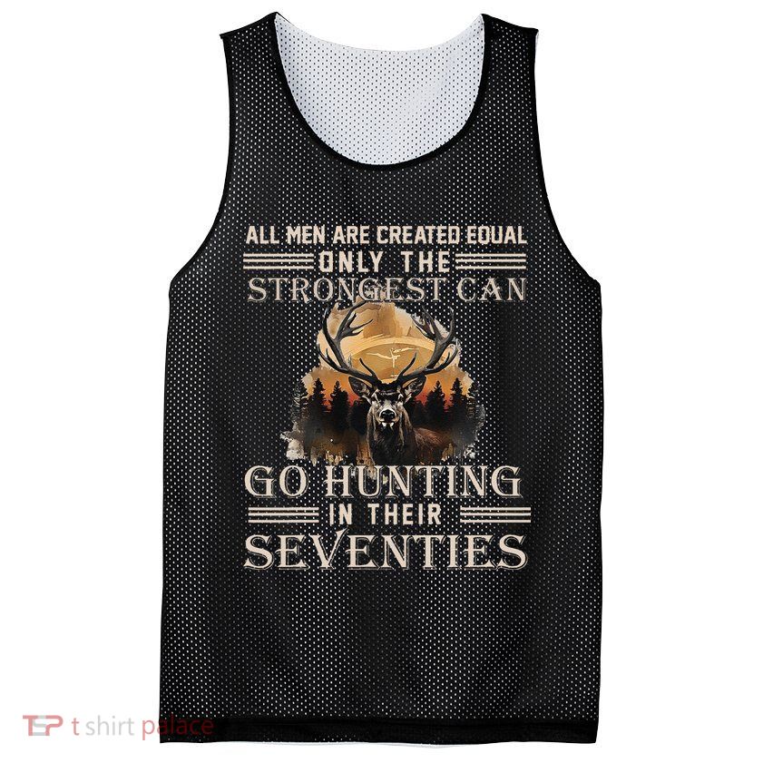 Only The Best Can Still Go Hunting In Their Seventies Gift Mesh Reversible Basketball Jersey Tank