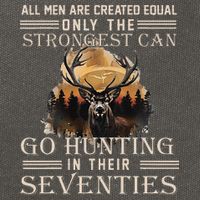 Only The Best Can Still Go Hunting In Their Seventies Gift Cotton Canvas Backpack