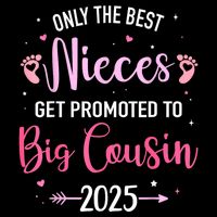 Only The Best Nieces Get Promoted To Big Cousin 2025 Gift City Backpack