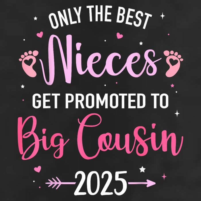 Only The Best Nieces Get Promoted To Big Cousin 2025 Gift Adult Drive Performance Visor