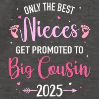Only The Best Nieces Get Promoted To Big Cousin 2025 Gift Vector Backpack