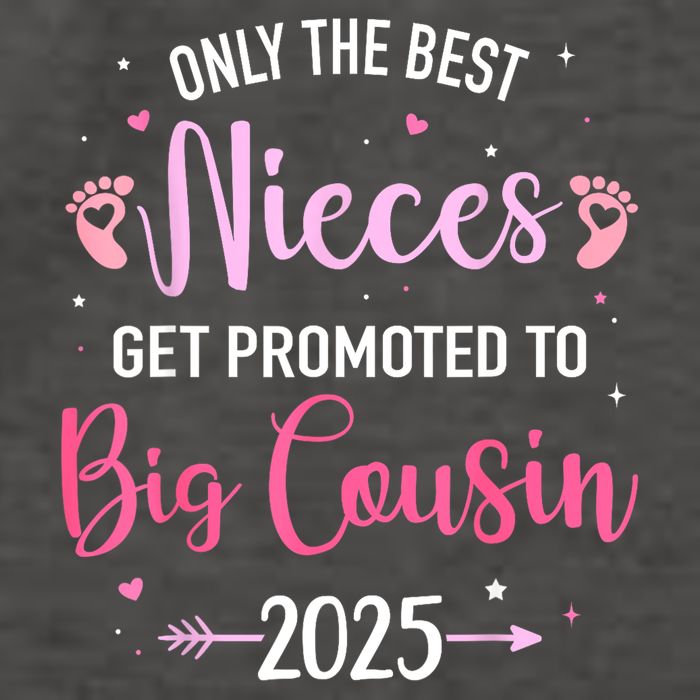 Only The Best Nieces Get Promoted To Big Cousin 2025 Gift Vector Backpack