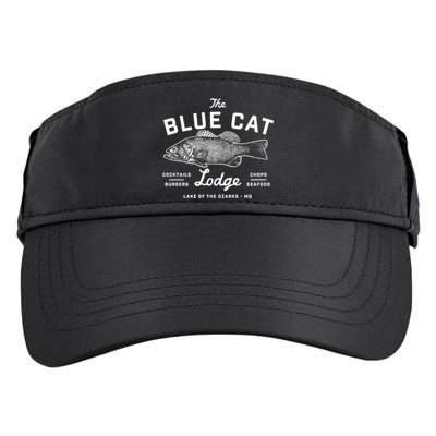 Ozark The Blue Cat Lodge Missouri Adult Drive Performance Visor