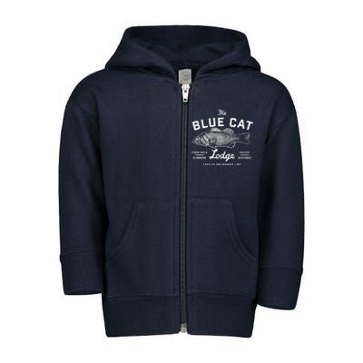 Ozark The Blue Cat Lodge Missouri Toddler Zip Fleece Hoodie