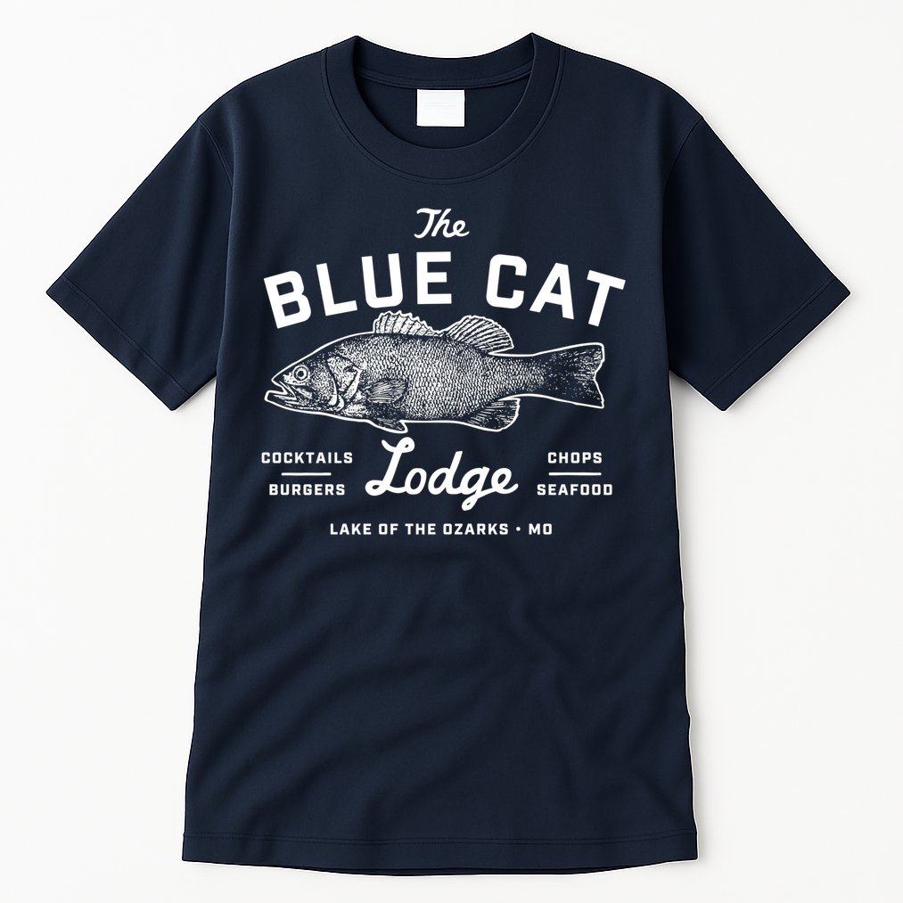 Ozark The Blue Cat Lodge Missouri Tall T-Shirt