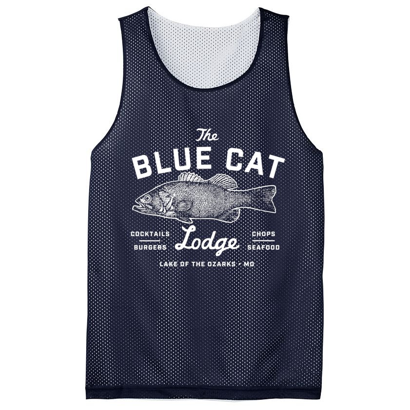 Ozark The Blue Cat Lodge Missouri Mesh Reversible Basketball Jersey Tank