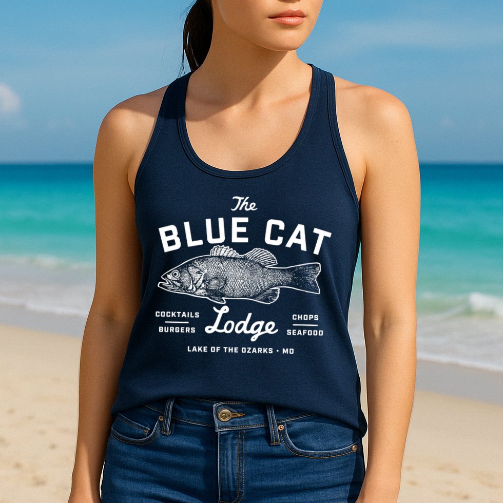 Ozark The Blue Cat Lodge Missouri Womens Tank Top