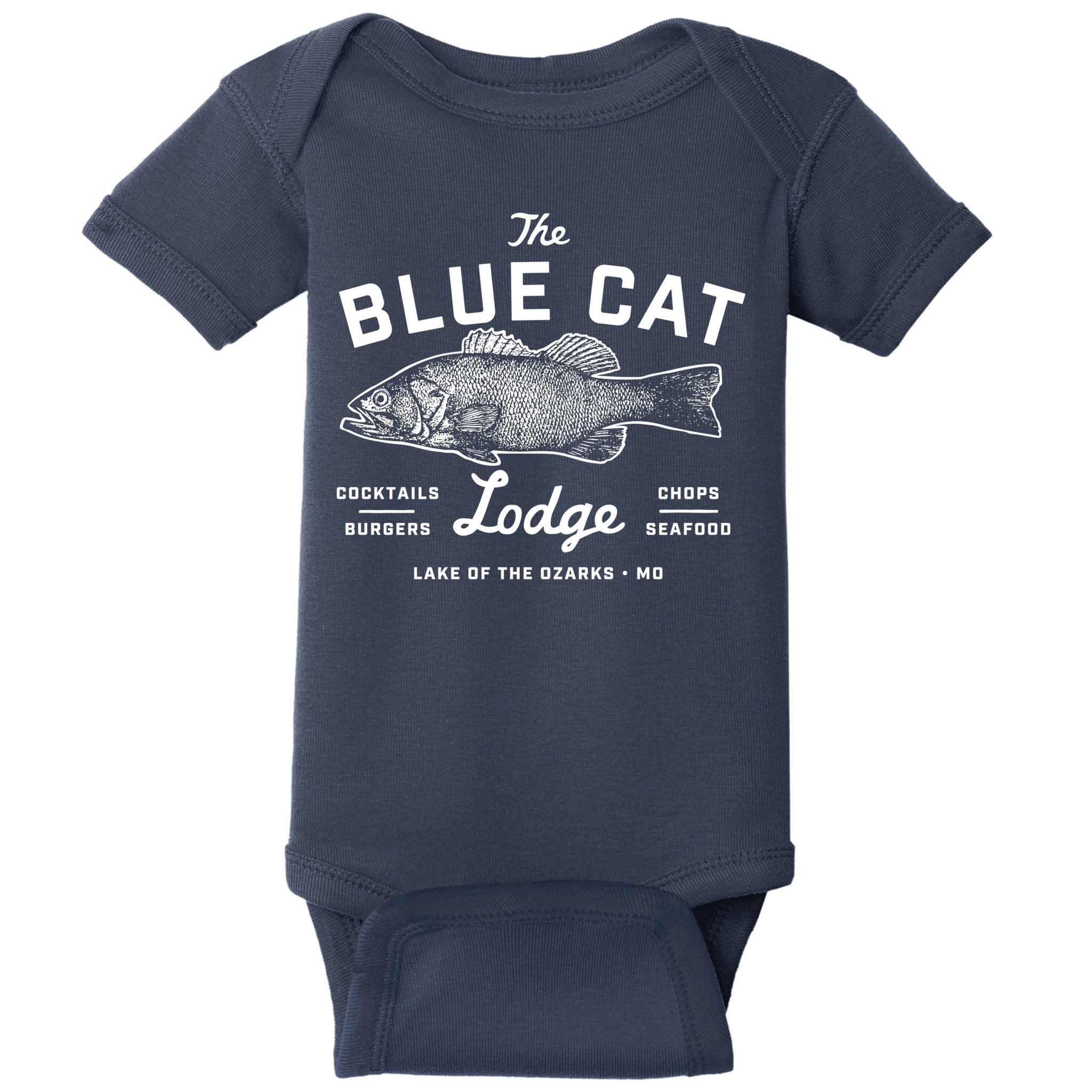 Ozark The Blue Cat Lodge Missouri Baby Bodysuit