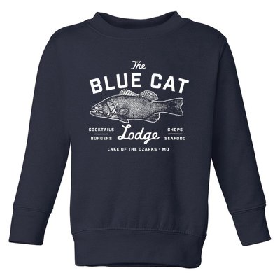 Ozark The Blue Cat Lodge Missouri Toddler Sweatshirt