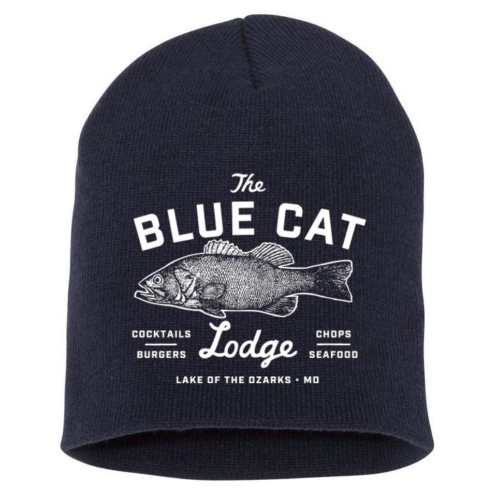 Ozark The Blue Cat Lodge Missouri Short Acrylic Beanie