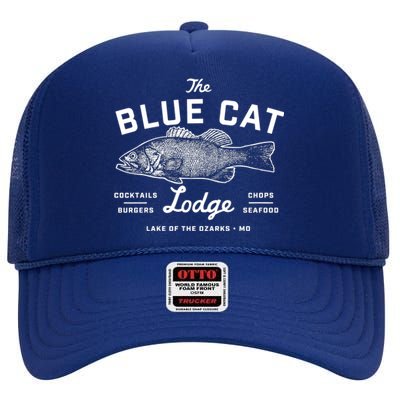 Ozark The Blue Cat Lodge Missouri High Crown Mesh Back Trucker Hat