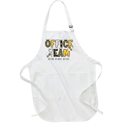 Office Team Bee Kind Brave Believe Full-Length Apron With Pockets