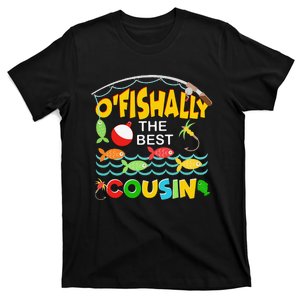 Ofishally The Best Cousin Fisherwoman Cute Fishing T-Shirt