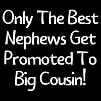 Only The Best Nephews Get Promoted To Big Cousin 7-Panel Snapback Hat