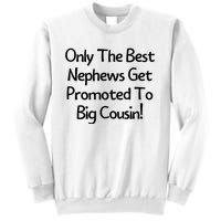 Only The Best Nephews Get Promoted To Big Cousin Sweatshirt