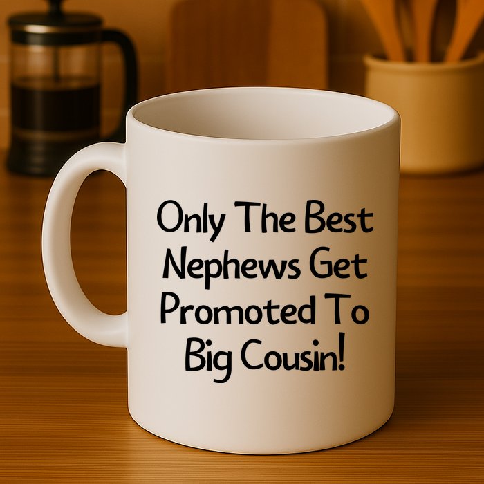 Only The Best Nephews Get Promoted To Big Cousin Mug