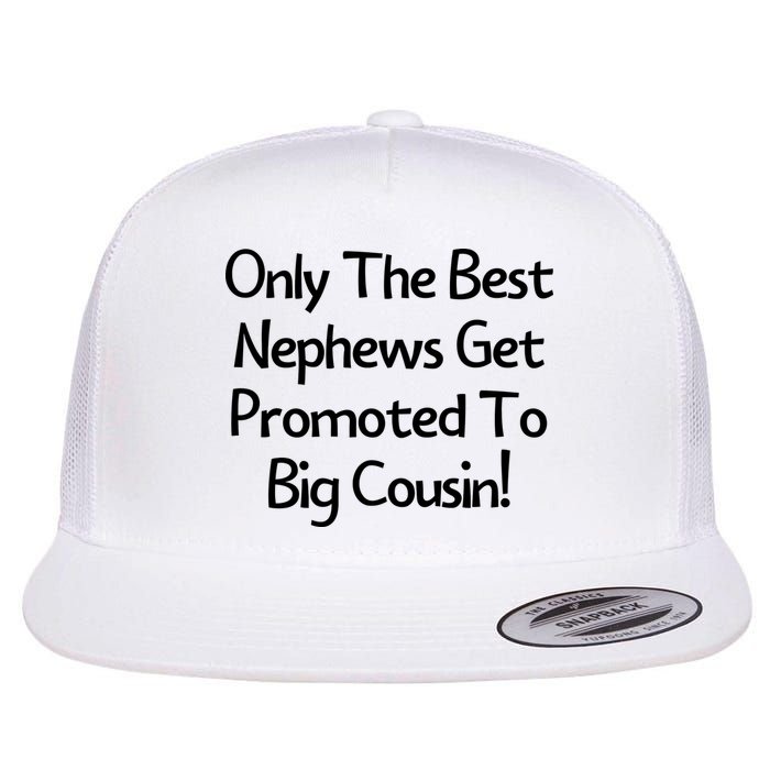 Only The Best Nephews Get Promoted To Big Cousin Flat Bill Trucker Hat