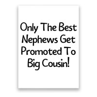 Only The Best Nephews Get Promoted To Big Cousin Poster