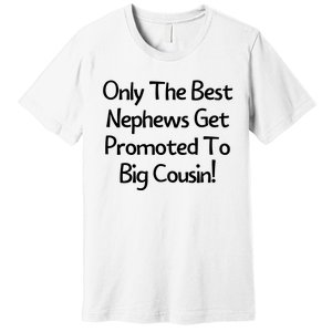 Only The Best Nephews Get Promoted To Big Cousin Premium T-Shirt