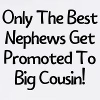 Only The Best Nephews Get Promoted To Big Cousin Wool Snapback Cap