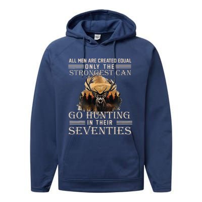 Only The Best Can Still Go Hunting In Their Seventies Performance Fleece Hoodie