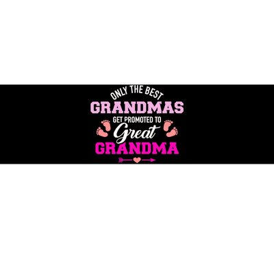 Only The Best Grandmas Get Promoted To Great Grandma TShirt Bumper Sticker