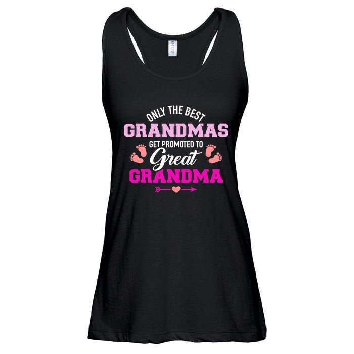 Only The Best Grandmas Get Promoted To Great Grandma TShirt Ladies Essential Flowy Tank