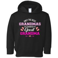 Only The Best Grandmas Get Promoted To Great Grandma TShirt Toddler Hoodie