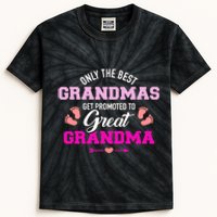 Only The Best Grandmas Get Promoted To Great Grandma TShirt Kids Tie-Dye T-Shirt