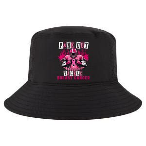 Out Tackle Breast Cancer Awareness Usa Football Mom Cool Comfort Performance Bucket Hat