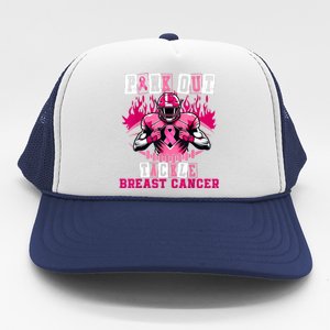 Out Tackle Breast Cancer Awareness Usa Football Mom Trucker Hat