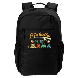 Ofishally The Best Mama Fisherwoman Cute Mom Fishing Gift Daily Commute Backpack