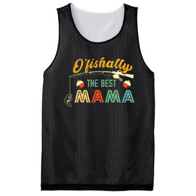 Ofishally The Best Mama Fisherwoman Cute Mom Fishing Gift Mesh Reversible Basketball Jersey Tank